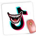 PC, gaming si accesorii - Periferice PC - Mousepad - Mousepad Gaming Venom TikTok Creator Star, 21x19 cm - Infinity.ro