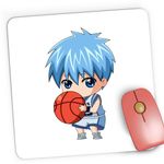 PC, gaming si accesorii - Periferice PC - Mousepad - Mousepad Gaming Kuroko no Basket Tetsuya Bebe Chibi Anime, 21x19 cm - Infinity.ro