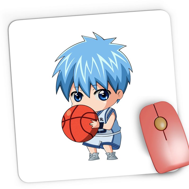 PC, gaming si accesorii - Periferice PC - Mousepad - Mousepad Gaming Kuroko no Basket Tetsuya Bebe Chibi Anime, 21x19 cm - Infinity.ro