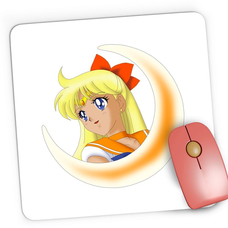 PC, gaming si accesorii - Periferice PC - Mousepad - Mousepad Gaming Sailor Moon Venus Instagram Creator, 21x19 cm - Infinity.ro