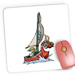 PC, gaming si accesorii - Periferice PC - Mousepad - Mousepad Gaming Legend of Zelda Corabie Link Vikings, 21x19 cm - Infinity.ro