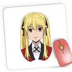 PC, gaming si accesorii - Periferice PC - Mousepad - Mousepad Gaming Kakegurui Runa Yomozuki Fan Art Anime, 21x19 cm - Infinity.ro