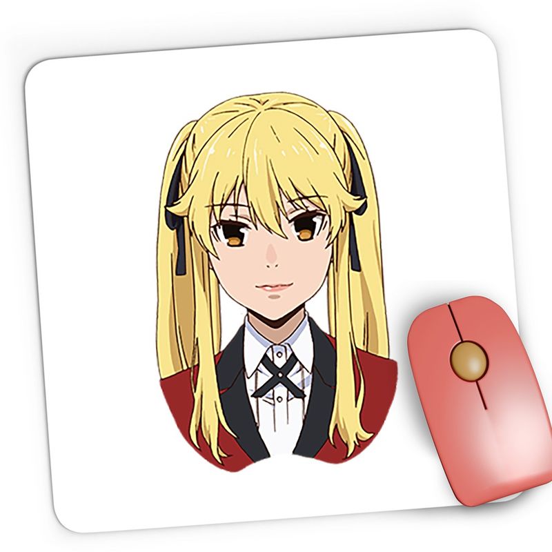 PC, gaming si accesorii - Periferice PC - Mousepad - Mousepad Gaming Kakegurui Runa Yomozuki Fan Art Anime, 21x19 cm - Infinity.ro