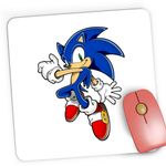 PC, gaming si accesorii - Periferice PC - Mousepad - Mousepad Gaming Sonic Ariciul Sprint Viteza Minecraft, 21x19 cm - Infinity.ro