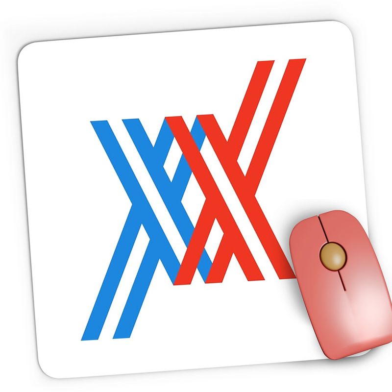PC, gaming si accesorii - Periferice PC - Mousepad - Mousepad Gaming Darling in the FranXX Logo DarlinFra, 21x19 cm - Infinity.ro