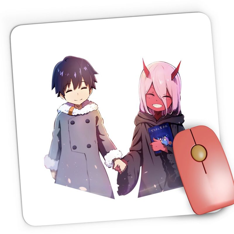 PC, gaming si accesorii - Periferice PC - Mousepad - Mousepad Gaming Darling in the FranXX Manga Japan Anime, 21x19 cm - Infinity.ro