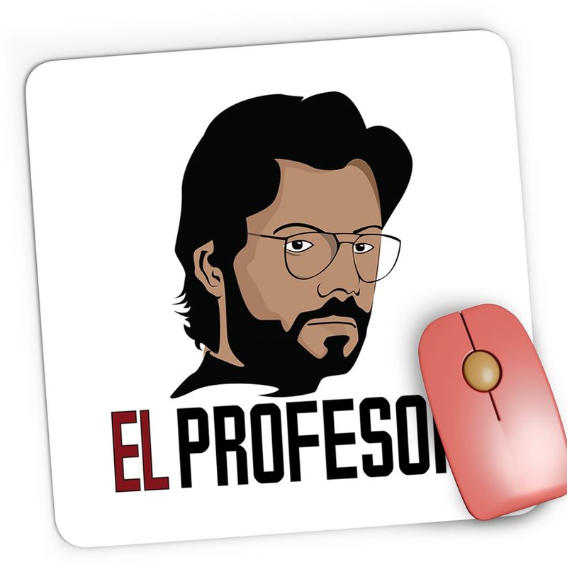 PC, gaming si accesorii - Periferice PC - Mousepad - Mousepad Gaming EL Profesor La Casa de Papel Rebel, 21x19 cm - Infinity.ro