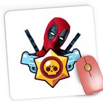 PC, gaming si accesorii - Periferice PC - Mousepad - Mousepad Gaming Deadpool Brawl Stars Legend Player, 21x19 cm - Infinity.ro
