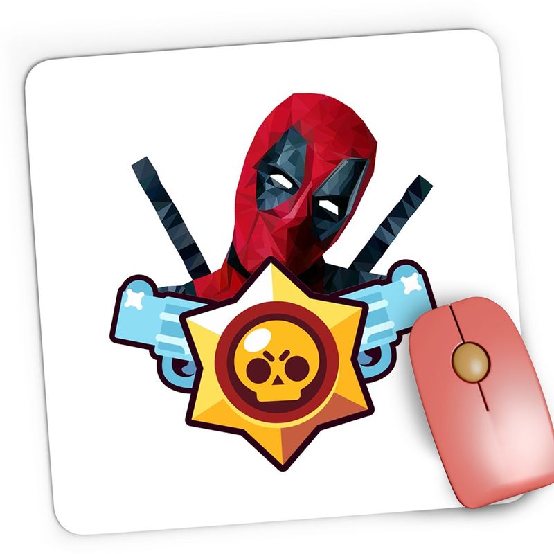 PC, gaming si accesorii - Periferice PC - Mousepad - Mousepad Gaming Deadpool Brawl Stars Legend Player, 21x19 cm - Infinity.ro