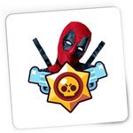 PC, gaming si accesorii - Periferice PC - Mousepad - Mousepad Gaming Deadpool Brawl Stars Legend Player, 21x19 cm - Infinity.ro