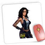 PC, gaming si accesorii - Periferice PC - Mousepad - Mousepad Gaming Gangster Women GTA, 21x19 cm - Infinity.ro