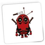 PC, gaming si accesorii - Periferice PC - Mousepad - Mousepad Gaming Deadpool Minions SuperHero, 21x19 cm - Infinity.ro