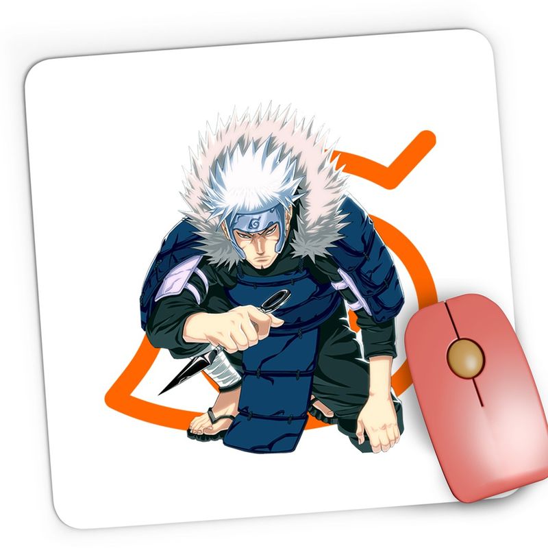 PC, gaming si accesorii - Periferice PC - Mousepad - Mousepad Gaming Naruto Senju Hashirama Anime Lant, 21x19 cm - Infinity.ro
