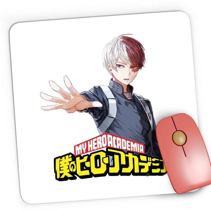 PC, gaming si accesorii - Periferice PC - Mousepad - Mousepad Gaming Shoto Todoroki Boku No Hero Academia Anime, 21x19 cm - Infinity.ro