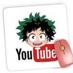 PC, gaming si accesorii - Periferice PC - Mousepad - Mousepad Gaming My Hero Academia Youtube Creator Anime, 21x19 cm - Infinity.ro