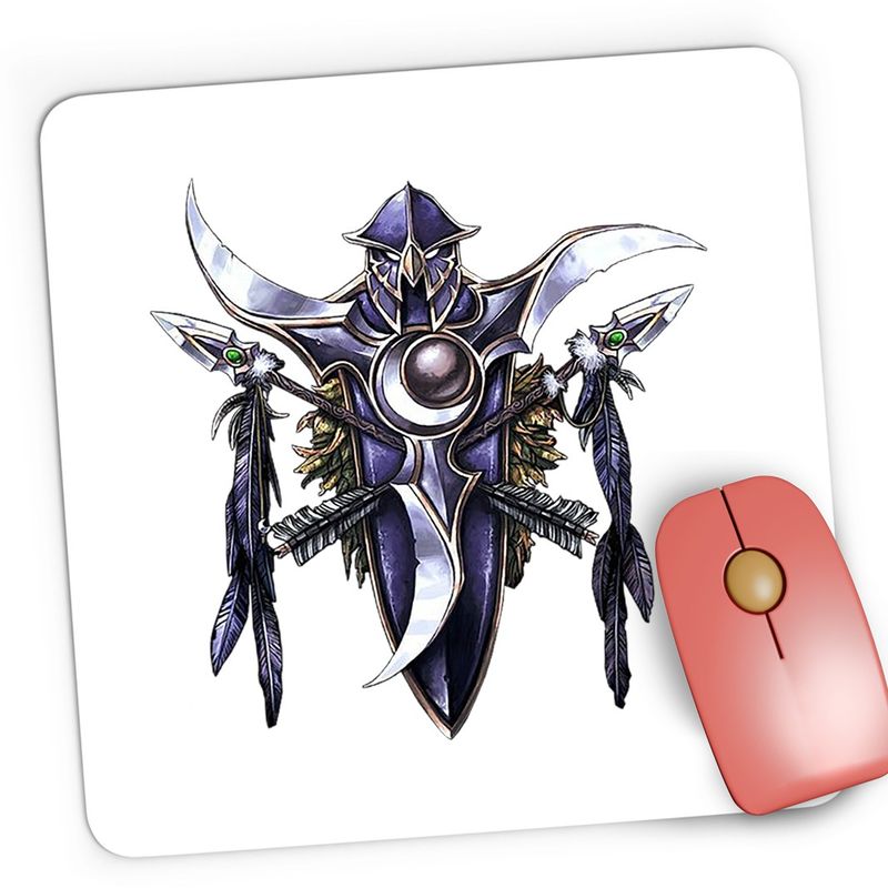 PC, gaming si accesorii - Periferice PC - Mousepad - Mousepad Gaming World of Warcraft Night Elf Crest WoW, 21x19 cm - Infinity.ro