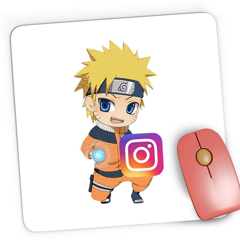 PC, gaming si accesorii - Periferice PC - Mousepad - Mousepad Gaming Naruto Instagram Creator Akatsuki Anime Manga, 21x19 cm - Infinity.ro