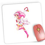 PC, gaming si accesorii - Periferice PC - Mousepad - Mousepad Gaming Sailor Moon Pink Girl Chibiusa, 21x19 cm - Infinity.ro