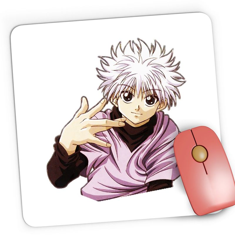 PC, gaming si accesorii - Periferice PC - Mousepad - Mousepad Gaming Killua Zoldyck Hunter x Hunter Valentines Day Anime, 21x19 cm - Infinity.ro