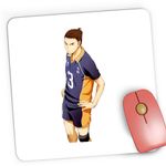 PC, gaming si accesorii - Periferice PC - Mousepad - Mousepad Gaming Haikyuu Daichi Sawamura Voleibalist Anime, 21x19 cm - Infinity.ro