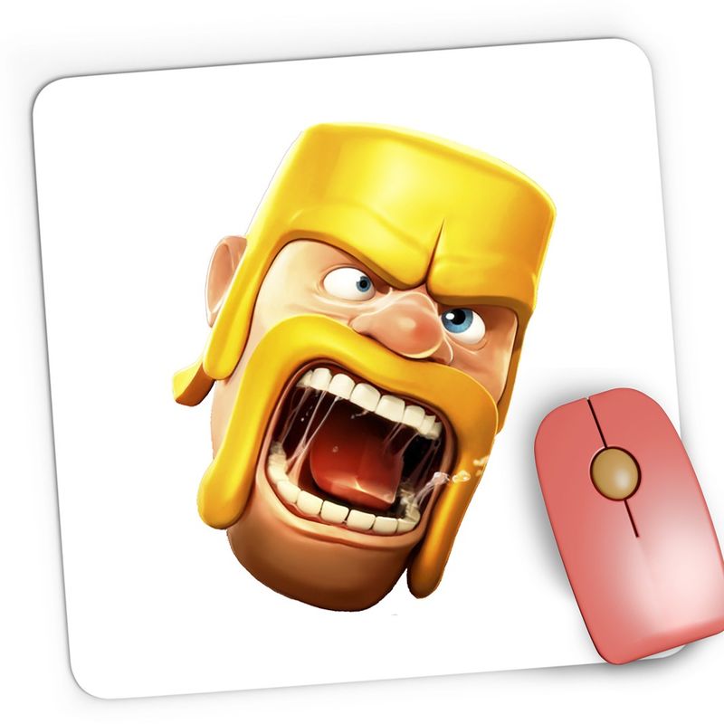 PC, gaming si accesorii - Periferice PC - Mousepad - Mousepad Gaming Barbarian Clash Royale of Clans, 21x19 cm - Infinity.ro