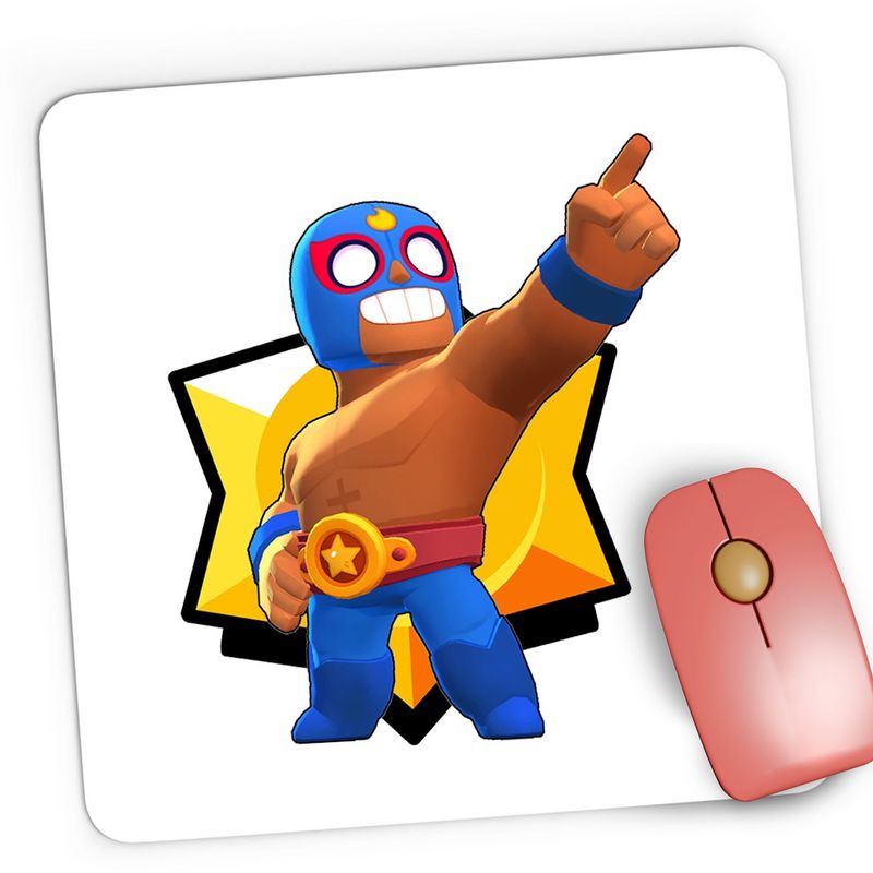 PC, gaming si accesorii - Periferice PC - Mousepad - Mousepad Gaming El Primo Brawler Brawl Stars, 21x19 cm - Infinity.ro