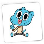 PC, gaming si accesorii - Periferice PC - Mousepad - Mousepad Gaming Lumea lui Gumball Bebe Vesel Fericit, 21x19 cm - Infinity.ro