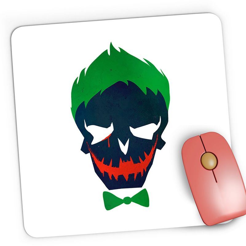PC, gaming si accesorii - Periferice PC - Mousepad - Mousepad Gaming Joker Suicide Squad Skull Gamer, 21x19 cm - Infinity.ro