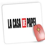 PC, gaming si accesorii - Periferice PC - Mousepad - Mousepad Gaming La Casa de Papel Logo, 21x19 cm - Infinity.ro