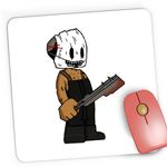 PC, gaming si accesorii - Periferice PC - Mousepad - Mousepad Gaming Dead by Daylight Horror Trapper Killer, 21x19 cm - Infinity.ro