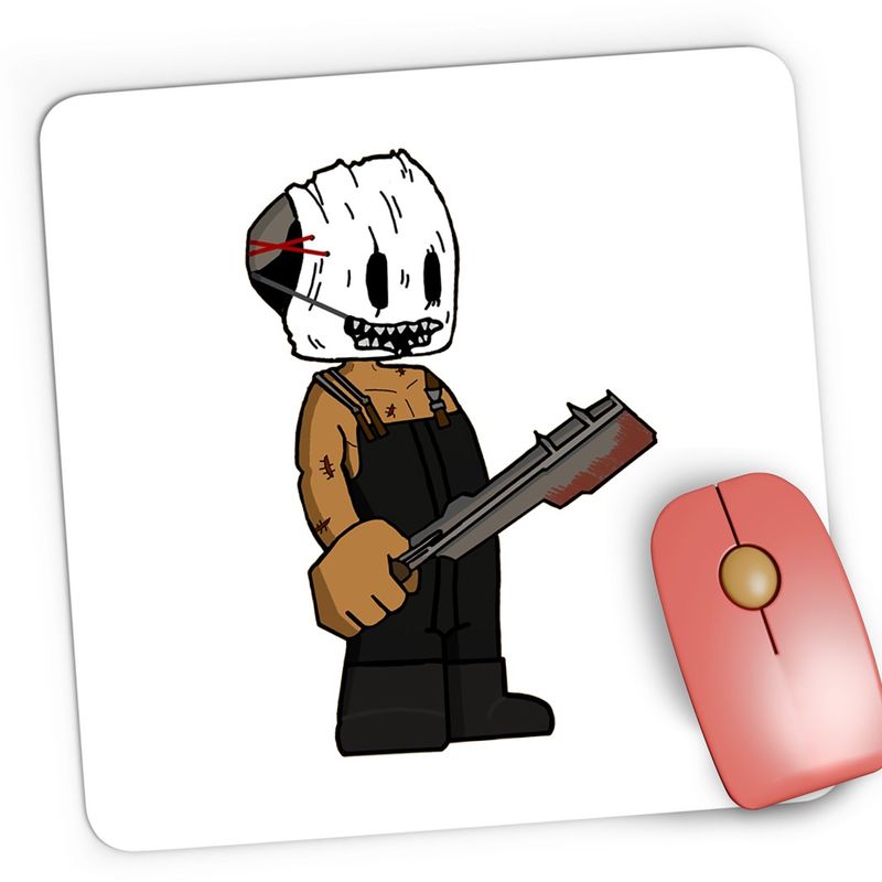 PC, gaming si accesorii - Periferice PC - Mousepad - Mousepad Gaming Dead by Daylight Horror Trapper Killer, 21x19 cm - Infinity.ro