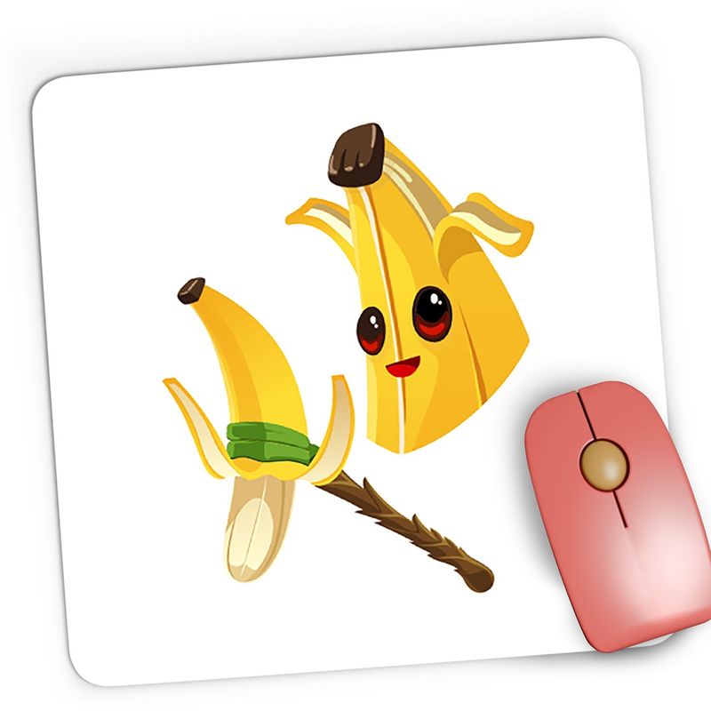 PC, gaming si accesorii - Periferice PC - Mousepad - Mousepad Gaming Fortnite Peely Skin Epic Weapon, 21x19 cm - Infinity.ro