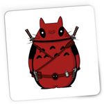 PC, gaming si accesorii - Periferice PC - Mousepad - Mousepad Gaming Deadpool Fat Cat Hero Ninja, 21x19 cm - Infinity.ro