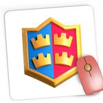 PC, gaming si accesorii - Periferice PC - Mousepad - Mousepad Gaming Battle Clash of Clans Royale, 21x19 cm - Infinity.ro