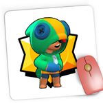PC, gaming si accesorii - Periferice PC - Mousepad - Mousepad Gaming Leon Brawl Stars Fortnite, 21x19 cm - Infinity.ro