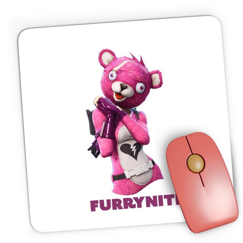 PC, gaming si accesorii - Periferice PC - Mousepad - Mousepad Gaming Fortnite Bunny Furry Fluffy Easter Event, 21x19 см - Infinity.ro
