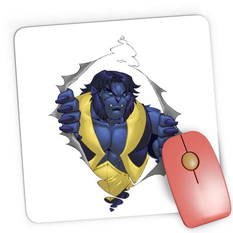 PC, gaming si accesorii - Periferice PC - Mousepad - Mousepad Gaming X-men Monster Rip Powerfull Super Hero Cartoons, 21x19 см - Infinity.ro