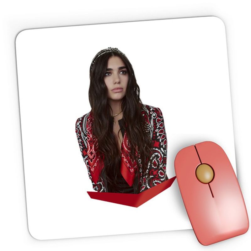PC, gaming si accesorii - Periferice PC - Mousepad - Mousepad Gaming Dua Lipa Red Queen Concept, 21x19 см - Infinity.ro