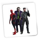PC, gaming si accesorii - Periferice PC - Mousepad - Mousepad Gaming Spiderman Wolverine Joker Marvel DC American Comics, 21x19 см - Infinity.ro