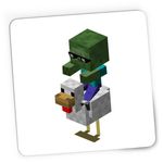 PC, gaming si accesorii - Periferice PC - Mousepad - Mousepad Gaming Minecraft Mini Zombie Ride Chicken, 21x19 см - Infinity.ro