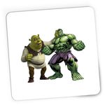 PC, gaming si accesorii - Periferice PC - Mousepad - Mousepad Gaming Shrek Hulk Ugly Medieval Big Ears Wonder Curious Marvel, 21x19 см - Infinity.ro