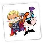 PC, gaming si accesorii - Periferice PC - Mousepad - Mousepad Gaming Thor Dexter Cartoons Hero Genius, 21x19 см - Infinity.ro