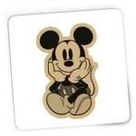 PC, gaming si accesorii - Periferice PC - Mousepad - Mousepad Gaming Mickey Mouse Disney Retro Sitting Playful Funny, 21x19 см - Infinity.ro