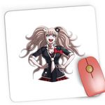 PC, gaming si accesorii - Periferice PC - Mousepad - Mousepad Gaming Danganronpa Dark Anime Junko Enoshima, 21x19 cm - Infinity.ro