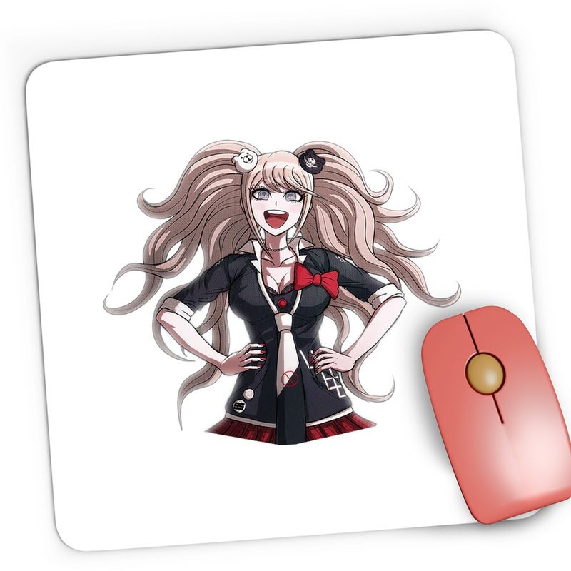 PC, gaming si accesorii - Periferice PC - Mousepad - Mousepad Gaming Danganronpa Dark Anime Junko Enoshima, 21x19 cm - Infinity.ro