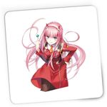 PC, gaming si accesorii - Periferice PC - Mousepad - Mousepad Gaming Darling in the FranXX Zero Two DarlinFra, 21x19 cm - Infinity.ro