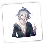 PC, gaming si accesorii - Periferice PC - Mousepad - Mousepad Gaming Danranronpa Nagito Komaeda Dark Manga, 21x19 cm - Infinity.ro