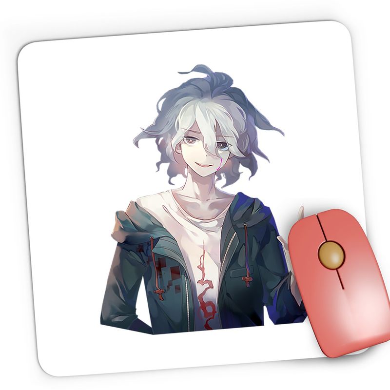 PC, gaming si accesorii - Periferice PC - Mousepad - Mousepad Gaming Danranronpa Nagito Komaeda Dark Manga, 21x19 cm - Infinity.ro