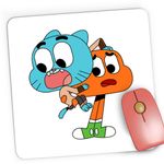 PC, gaming si accesorii - Periferice PC - Mousepad - Mousepad Gaming Amazing World of Gumball Darwin, 21x19 cm - Infinity.ro
