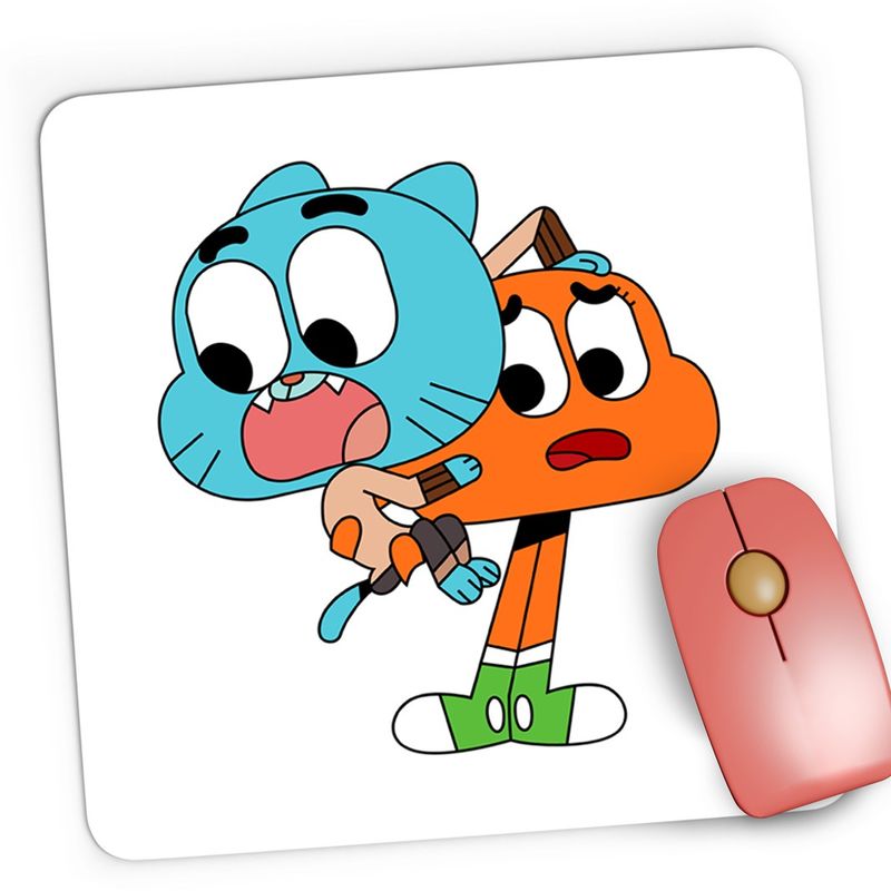 PC, gaming si accesorii - Periferice PC - Mousepad - Mousepad Gaming Amazing World of Gumball Darwin, 21x19 cm - Infinity.ro